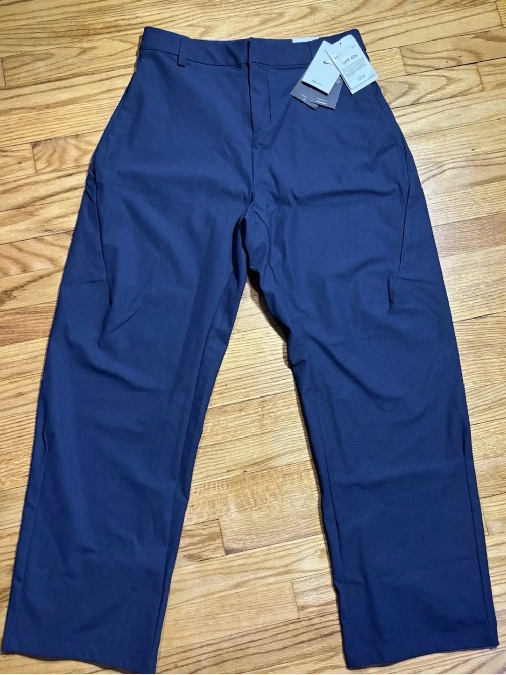 Nike 24.7 Dri-Fit UV Loose Stretch Utility Pants Mens 38x32 Navy Blue NEW!